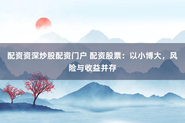 配资资深炒股配资门户 配资股票：以小博大，风险与收益并存